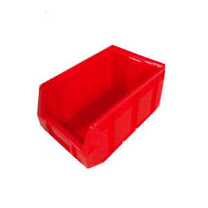 Stackable Storage Warehouse Bin Red (123x144x237mm) 38 units/box